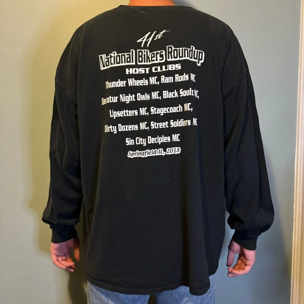 The National Biker Roundup 41st anniversary t shirt motorcycle rally - Picture 3 of 5
